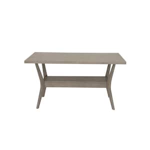 Kitty Wood Console Table, Grey