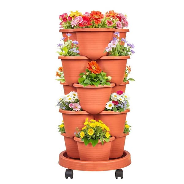 pots for plants sale 4 inch Solid White Ceramic Planter with Metal Stand - Shop Succulent Cactus  Pots