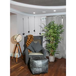 72 in. Tall Artificial Faux Plastic Bamboo Tree in Eco Planter