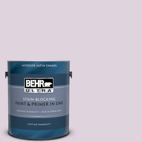 BEHR ULTRA 1 gal. #UL250-14 Mystic Fairy Satin Enamel Interior Paint and Primer in One