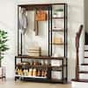 BYBLIGHT Hall Tree with Shoe Bench, Hidden Shoe Cabinet, Coat Racks for  Entryway, Closet BB-JW0273GX - The Home Depot