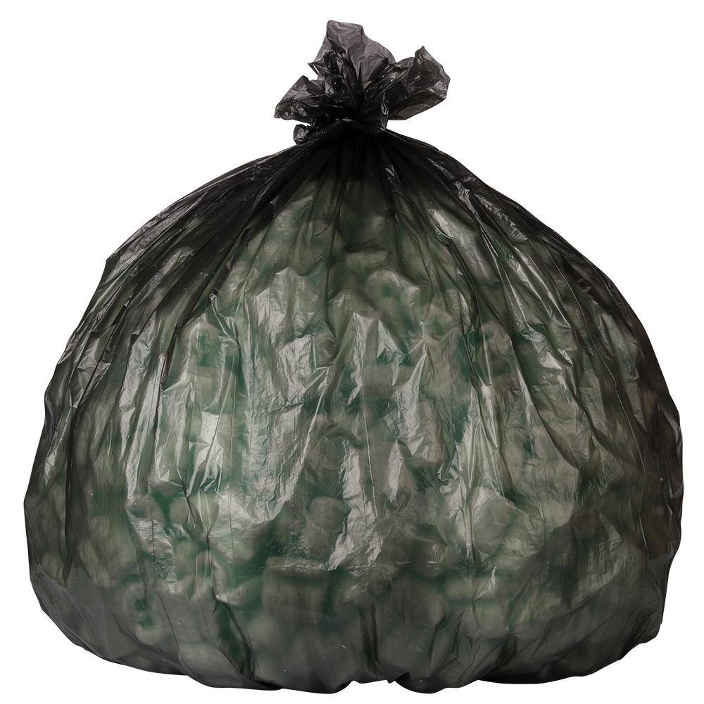 silver trash bags