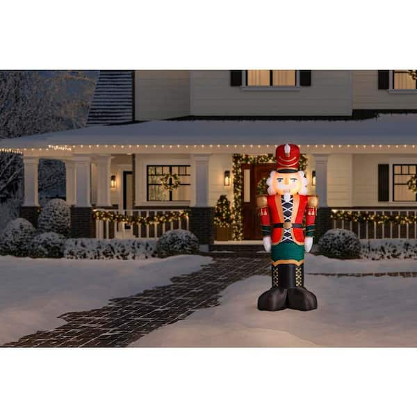 NEW Home Depot buy Gemmy 8ft Deluxe Nutcracker Christmas Inflatable