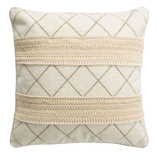 cream colored pillows