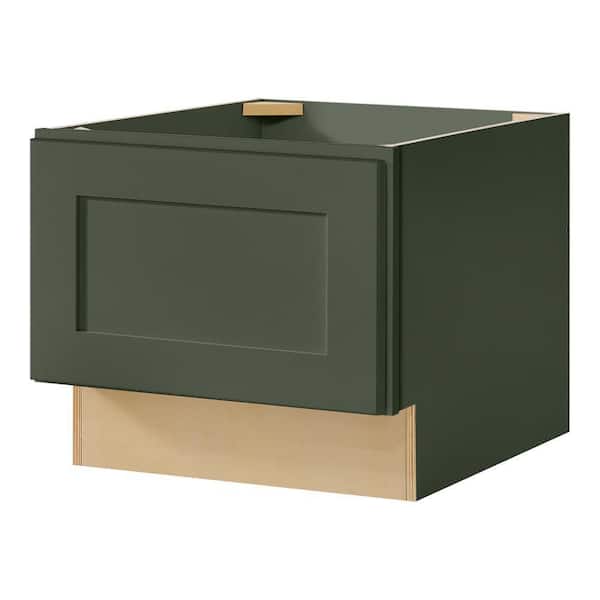 Avondale 18 in. W x 16.5 in. H x 24 in. D Ready To Assemble Plywood Shaker Bench Base in Fern Green