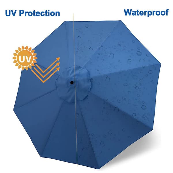 arden outdoor patio umbrellas Arden Outdoor Round Black Patio Umbrella with Tilt-and-Crank (Actual:  7.5-ft x 7.5-ft) at Lowes.com