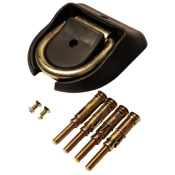 CROC, Universal Anchor or Dock Lock, Collapsible Steel Cleat with Security Screws and Heavy Plastic Cover