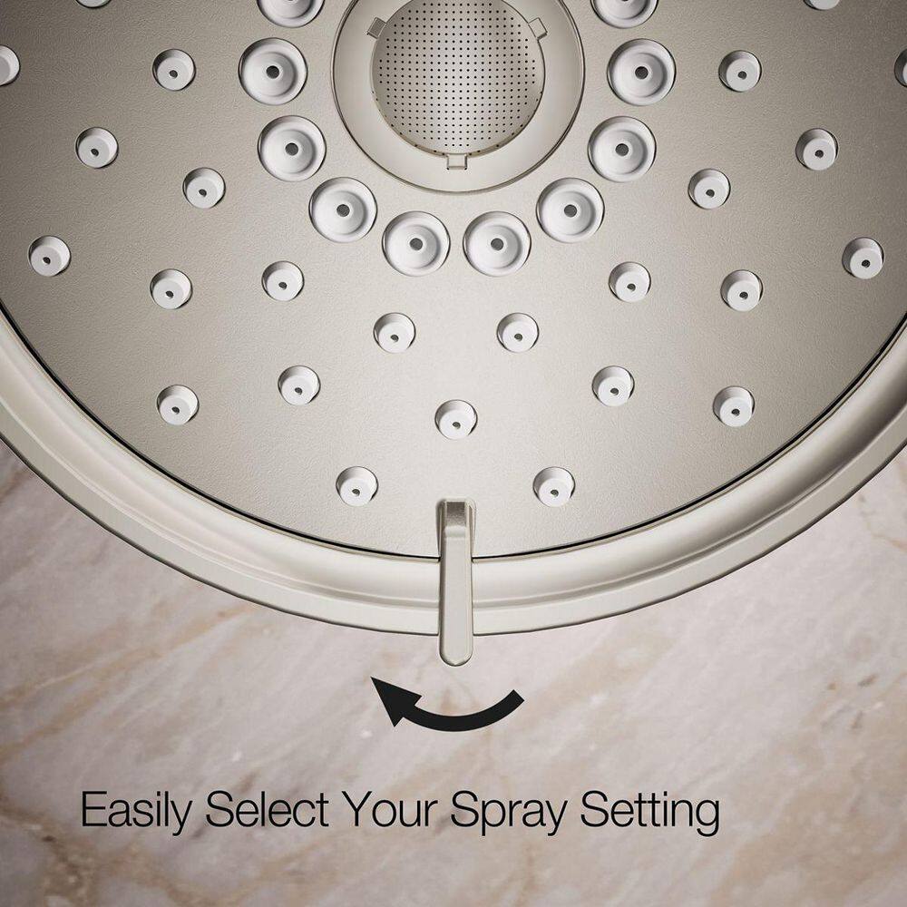 Purist Polished Nickel 5.5" Multifunction Wall-Mount Showerhead