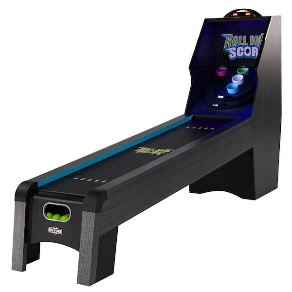 HALL OF GAMES 9 ft. Roll and Score with LED Lights and Electronic Scorer