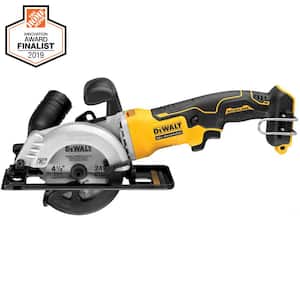 ATOMIC 20V MAX Cordless Brushless 4-1/2 in. Circular Saw (Tool Only) with 4-1/2 in. 4-Tooth Fiber Cement Saw Blade