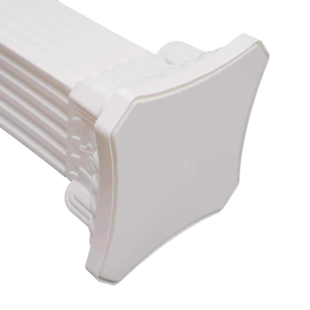 Tall White Plastic Roman Pillar Set for Wedding Decor