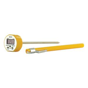Yellow Digital Pocket Food Thermometer with Calibration