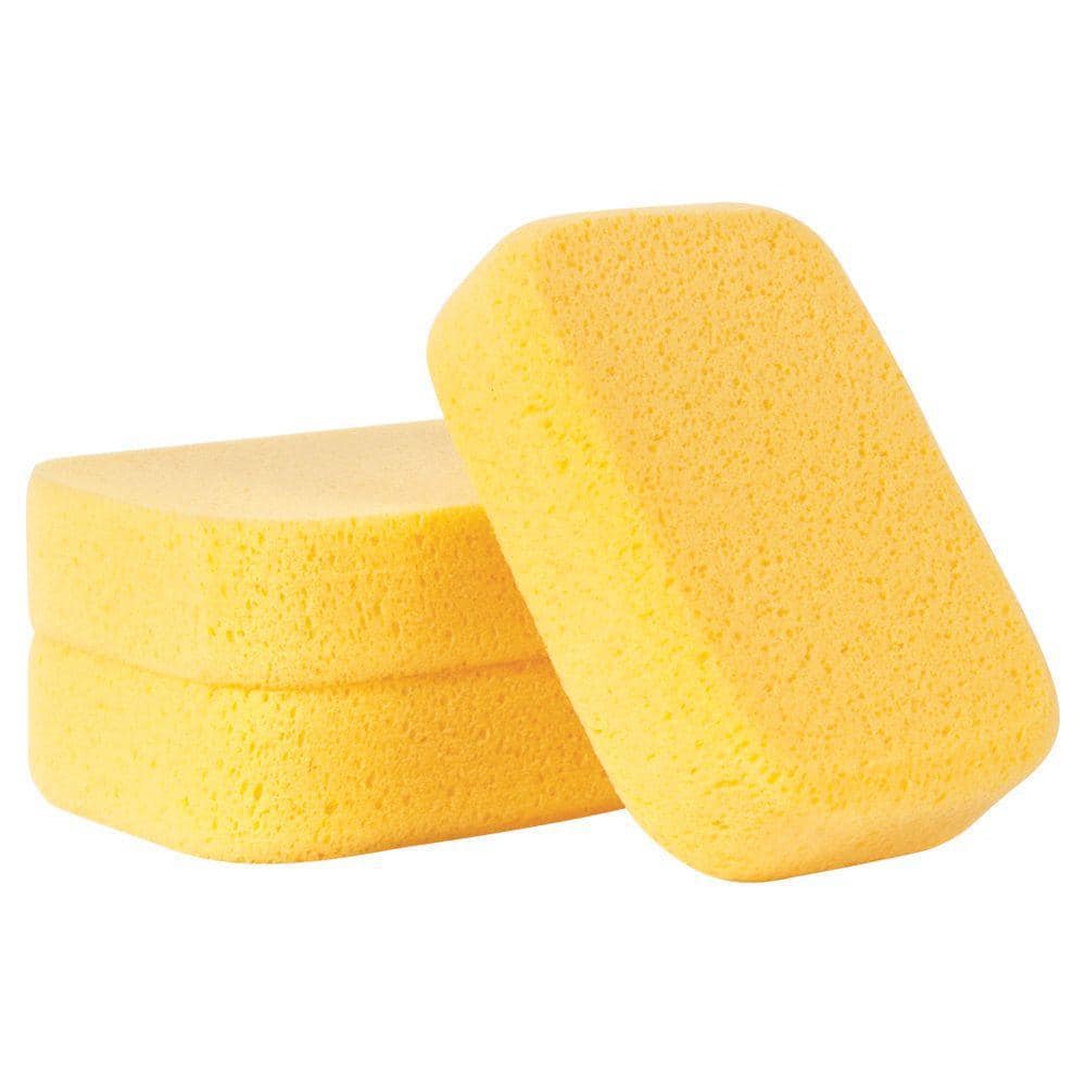 48 Lot Multi Purpose Yellow Dish Sponge Green Scrubber Scrub