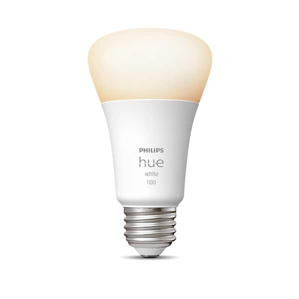optellen Roos Binnen Philips Hue Soft White A19 75W Equivalent Dimmable LED Smart Light Bulb  563007 - The Home Depot