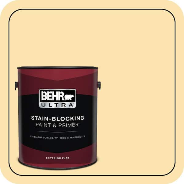 BEHR ULTRA 1 gal. #360C-2 Wickerware Flat Exterior Paint & Primer