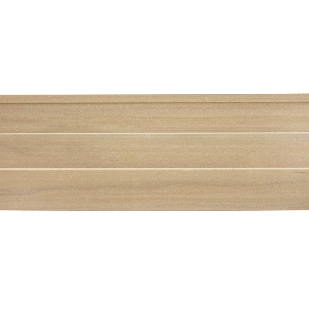 Unfinished Poplar Wood Sawtooth Casing Moulding 92"