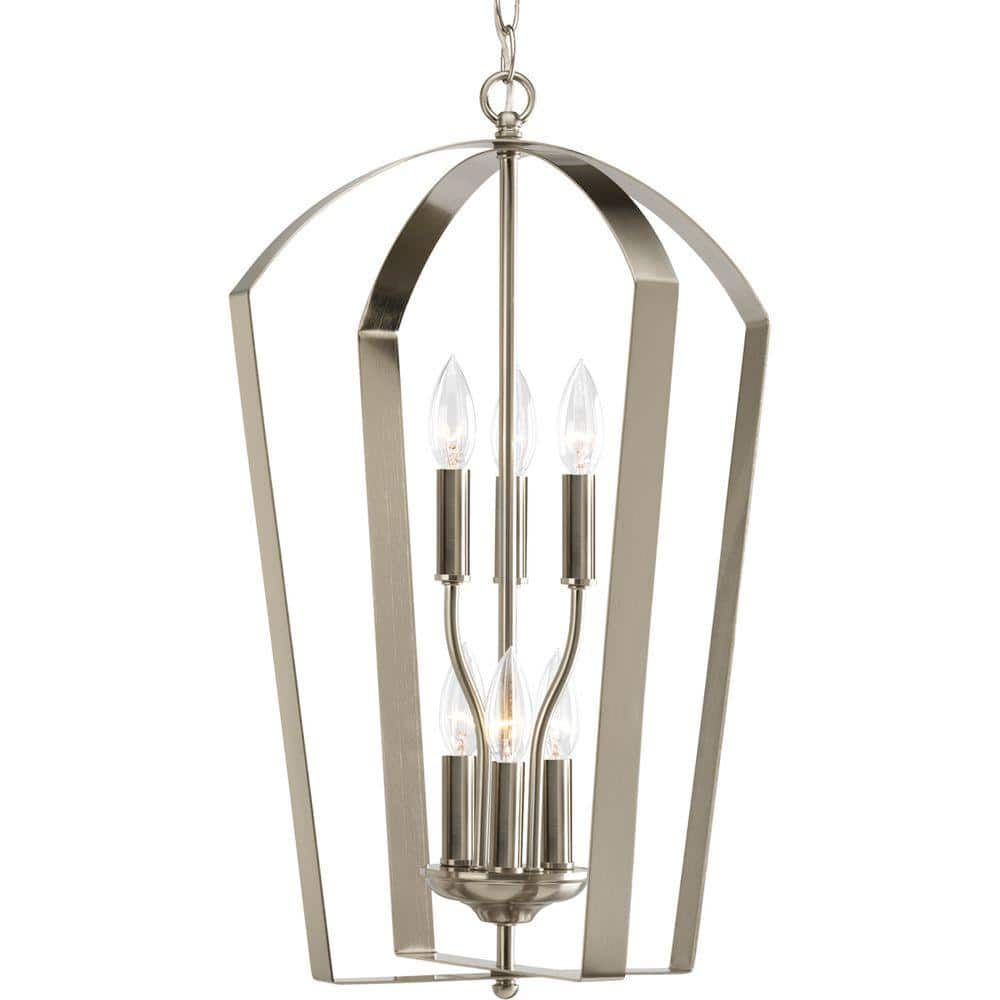 6 light foyer pendant