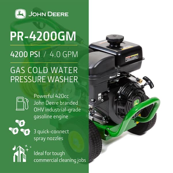 Electric Pressure Washer 2.7GPM Power Washer 2000W High-Pressure Washer Cleaner Machine with 4 Interchangeable Nozzle for Cleaning Patio, Garden, Yard