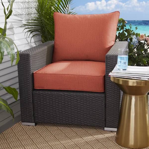 SORRA HOME 25 x 25 Deep Seating Indoor/Outdoor Pillow and Cushion