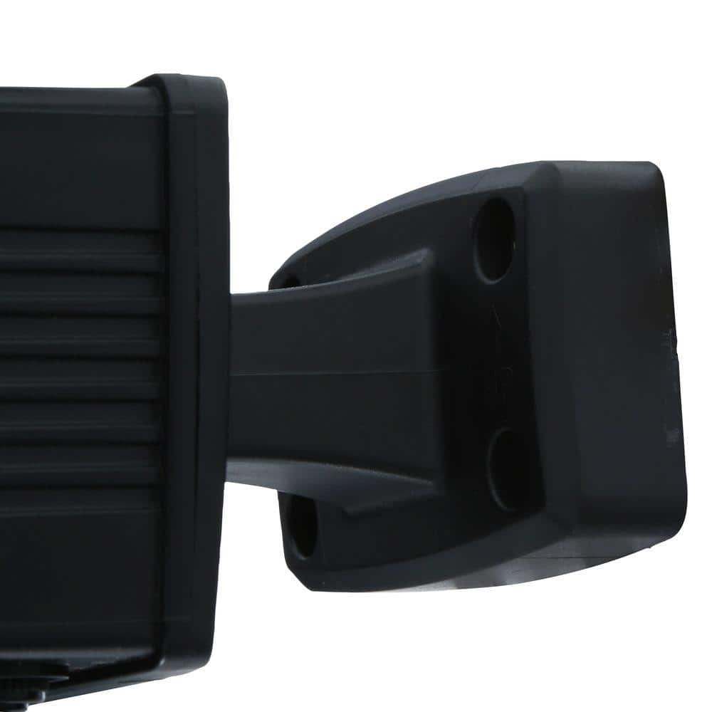 Dual Head Black LED Solar Motion Security Light