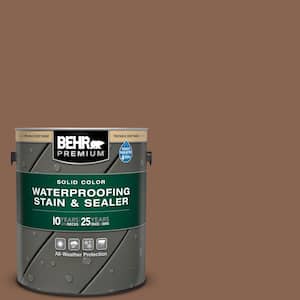 1 gal. #PPU3-17 Clay Pot Solid Color Waterproofing Exterior Wood Stain and Sealer