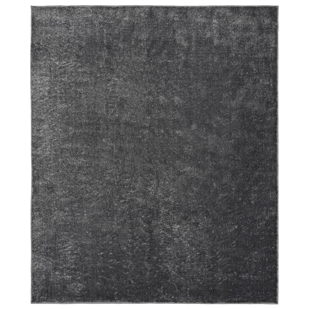 Garland Rug Gramercy 6&#39;x9&#39; Bathroom Carpet Cinder Gray: Machine Washable, Non-Skid, Tufted Polypropylene Bath Mat