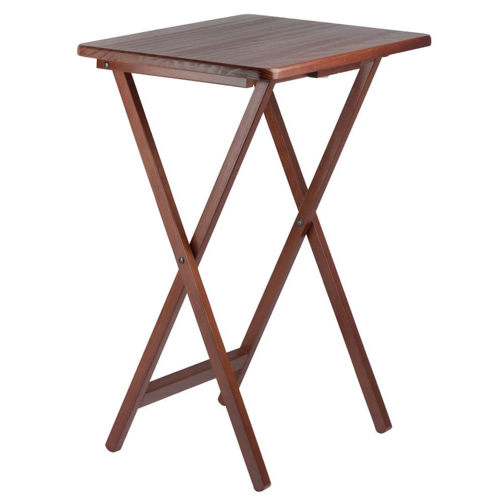 Alex19.06 in. Walnut 5-Piece Snack Table - thumbnail 7
