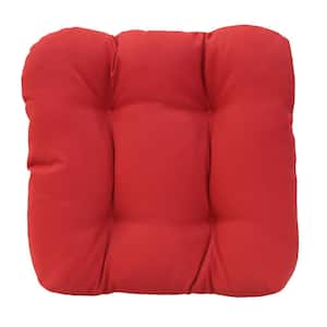 Ruby Red Outdoor Cushion Settee in Red 19 x 19 - Includes 1-Settee Cushion