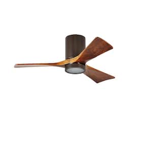 Irene 60 in. LED Indoor/Outdoor Damp Textured Bronze Ceiling Fan with Remote Control, Wall Control