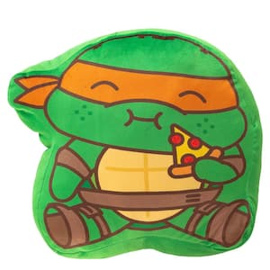 Teenage Mutant Ninja Turtles Pizza Mikey Multi-Color Travel Cloud Pillow