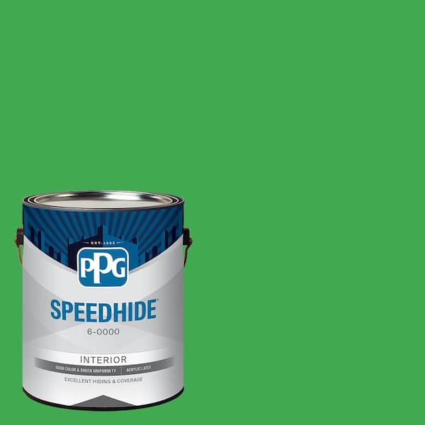 SPEEDHIDE 1 gal. Leap Frog PPG1225-7 Satin Interior Paint