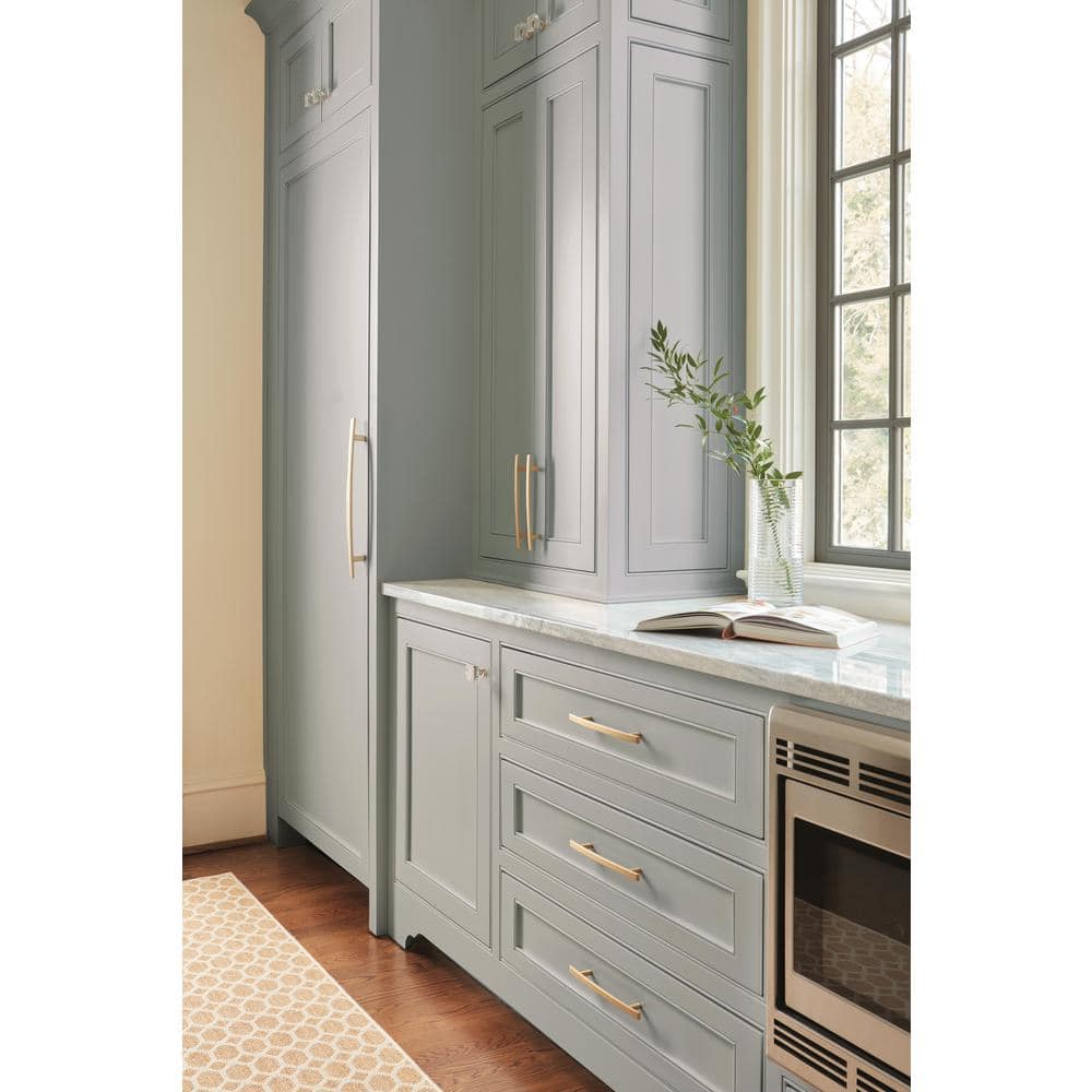 Golden Champagne Modern Appliance Pull with Mounting Hardware