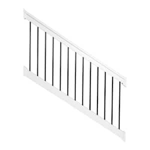 Bellaire 3.5 ft. H x 72 in. W White Vinyl Stair Railing Kit