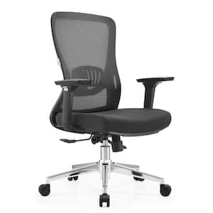 Office Chair Ergonomic Mid-Back Mesh Computer Chair with Swivel and Tilt Adorit Series in Black