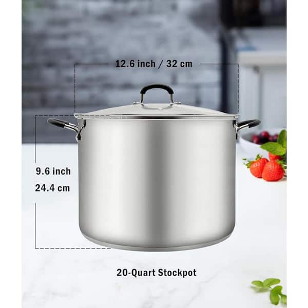 20 Quart Stainless Steel Canning Pot and Canning Kit Set, Includes