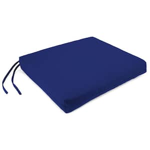 19 in. L x 17 in. W x 2 in. T Outdoor Seat Cushion in Veranda Cobalt