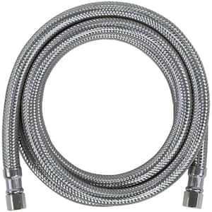 5 ft. Braided Stainless Steel Ice Maker Connector (40-Pack)