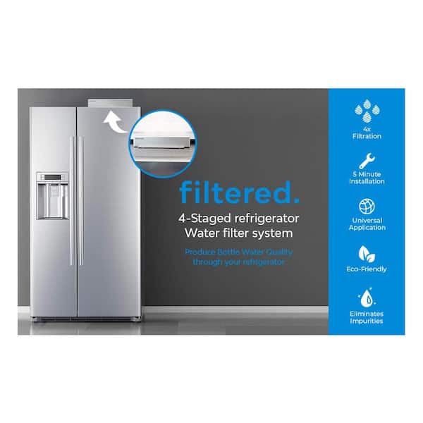 Inline Water Filter System for Refrigerator and Ice Makers CFS