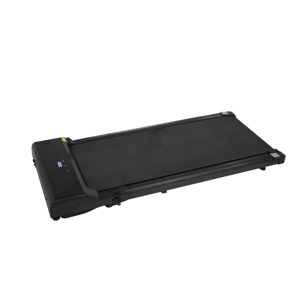 Tidoin Black Metal Portable Under Desk Electric Treadmill