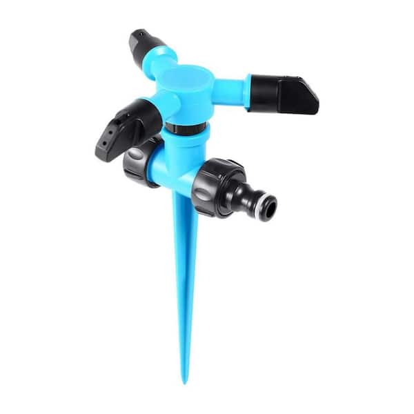 360° Rotating Lawn Sprinkler Large Area Coverage Adjustable Weighted Watering System