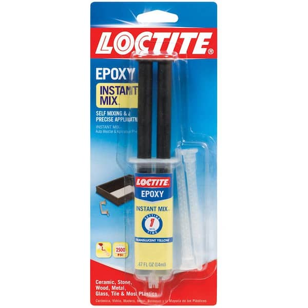 Loctite Instant Mix 1-Minute 0.47 oz. Epoxy Translucent Yellow Syringe (Each)