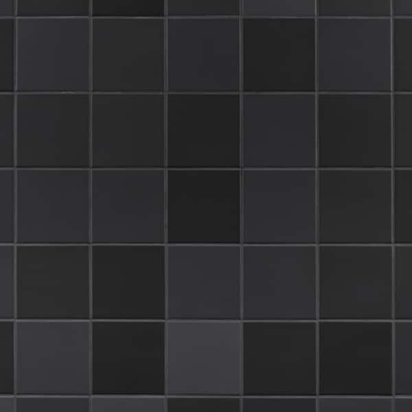 Ivy Hill Tile Reborn Charcoal Gray 4.84 in. x 4.84 in. Matte Porcelain Wall Tile (5.48 Sq. Ft./Case)