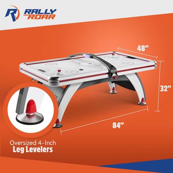 Air Hockey 84 in. Table with LED Scorer, Indoor Arcade Game