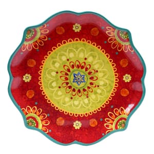 The Tunisian Sunset Collection Scalloped Platter