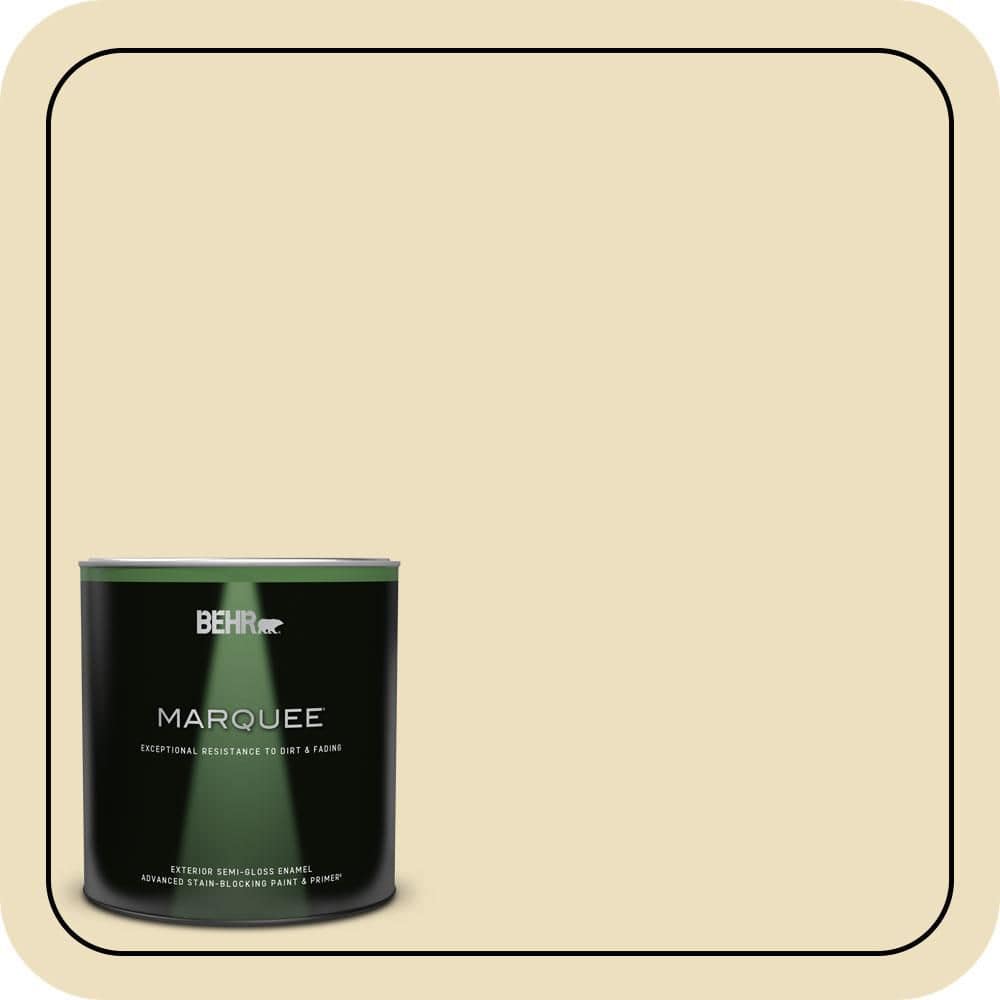1 qt. Home Decorators Collection #HDC-NT-17 New Cream Semi-Gloss Enamel Exterior Paint & Primer price history on PriceWatchPro