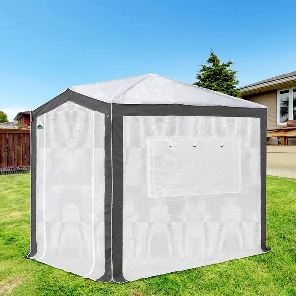 EAGLE PEAK 6 ft. W x 8 ft. D Pop-up Walk-in Gardening