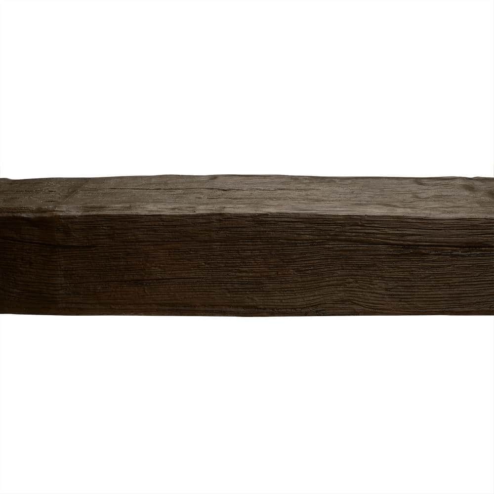 Dark Walnut 13-Foot Modern Faux Wood Beam
