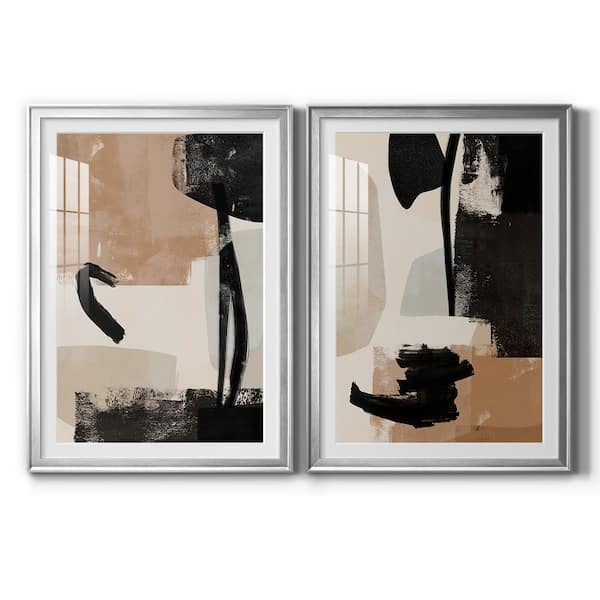 Wexford Home Selective Arrangement III By Wexford Homes 2-Pieces Framed Abstract Paper Art Print 22.5 in. x 30.5 in.