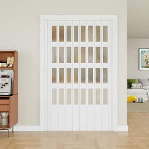 DOCUS+DESIGN ホワイト　3WAY ARK DESIGN 38 in. x 80 in. White Dual Layer 3 Lite Frosted Acrylic