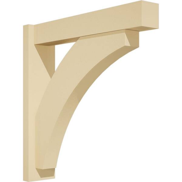 Ekena Millwork Thorton 5 in. W x 24 in. H x 24 in. D Signature Urethane Polyurethane Outlooker with Block Ends